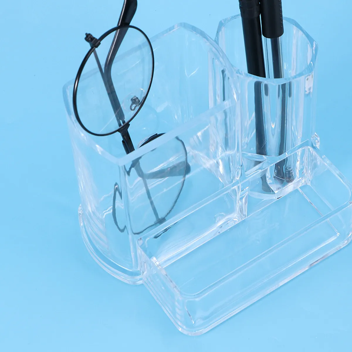 

Scratch Resistant Pen Holder Clean Desktop Storage Box Strong Build Quality Perfect Pencil Organizer for Office School Use