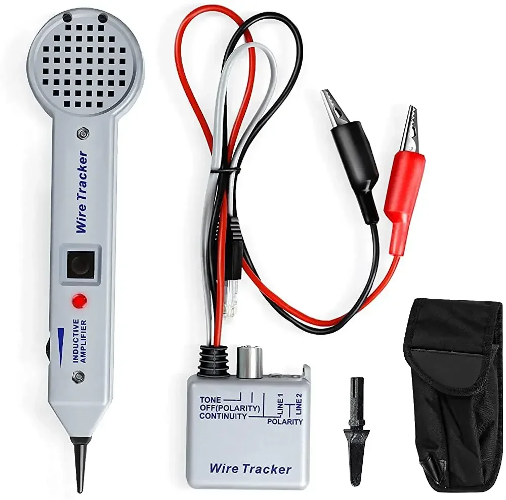 

Tone Generator Kit Wire Tracer Circuit Tester Tone Tracing Probe Kit 200EP High Accuracy Cable Tester Line Finder Toner