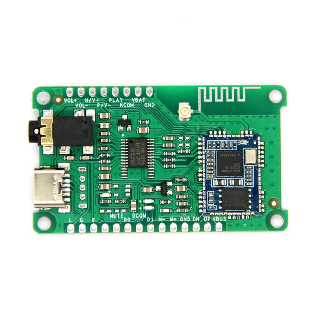 QCC5125 Decoder Bluetooth 5.1 APTXLL APTXHD LDAC Stereo Audio Module APP Name Password EQ Change QCC5125