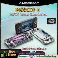 ANBERNIC RG35XX H Handheld Game Console 3.5 Inch IPS Screen Linux System Retro Video Simulator Console HDMI Output Bluetooth PSP