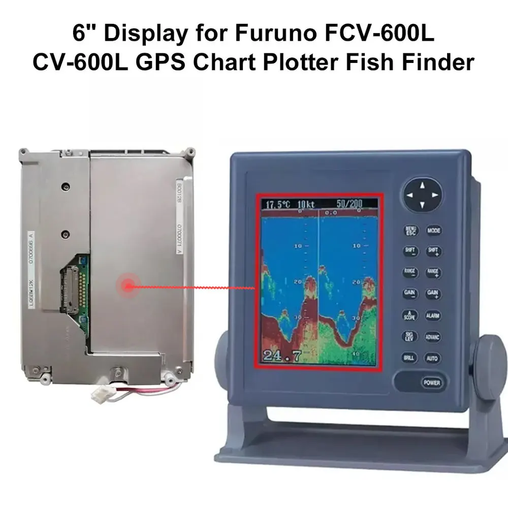 Display para Furuno FCV-600L CV-600L GPS Chart Plotter Fish Finder