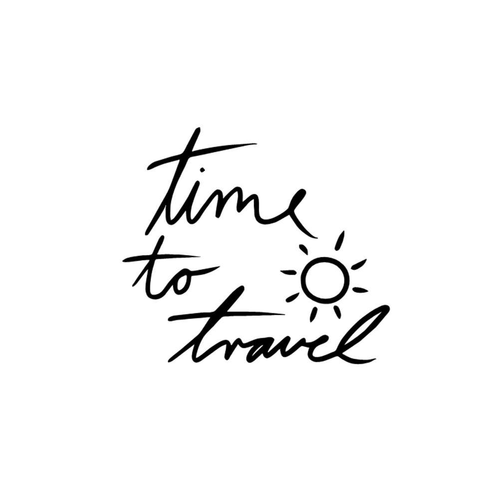 

Adventure Travel Car Stickers Vinyl Waterproof for SUV Camper RV Luggage Cooler Road Trip Journey Style Decor