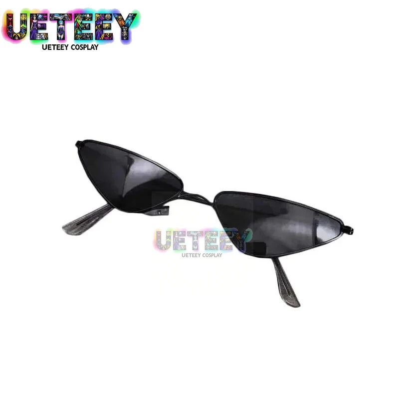 UETEEY Mode Anime Brillen Franky Cosplay Brille Cat Eye Sonnenbrille für Frauen Männer Lustige Party Requisiten