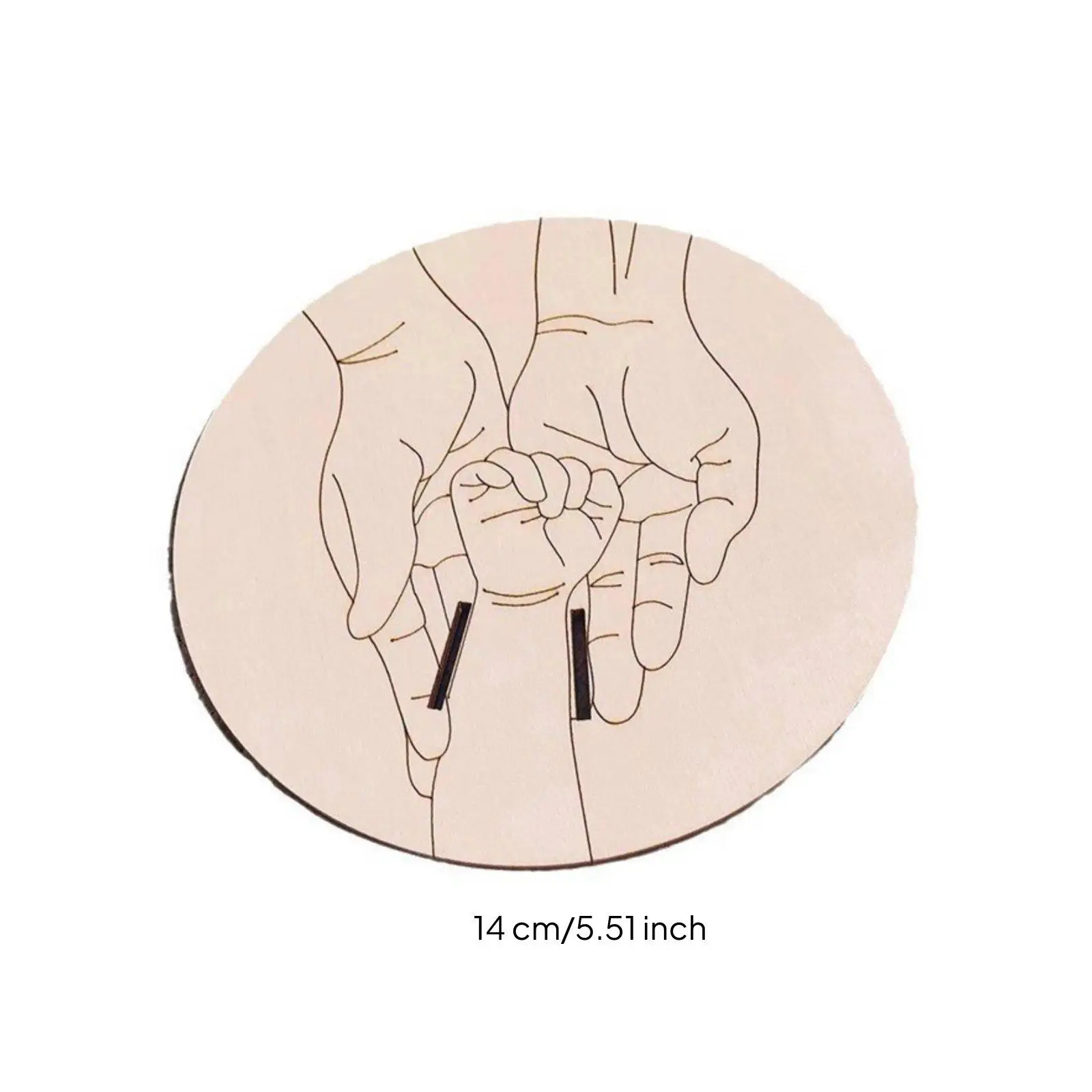 Wooden Birth Keepsake Plaque Family Appreciation Day Gift Infant Birth Announcement Wooden Plaque Newborn Announcement Plaque