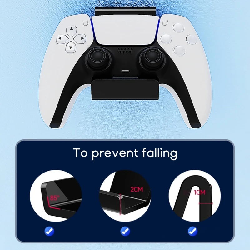 Universal Game Controller Holder Gamepad Display Stand Gamepad Headphone Support Brackets Rack Base For PS5/PS4 Switch 95AF