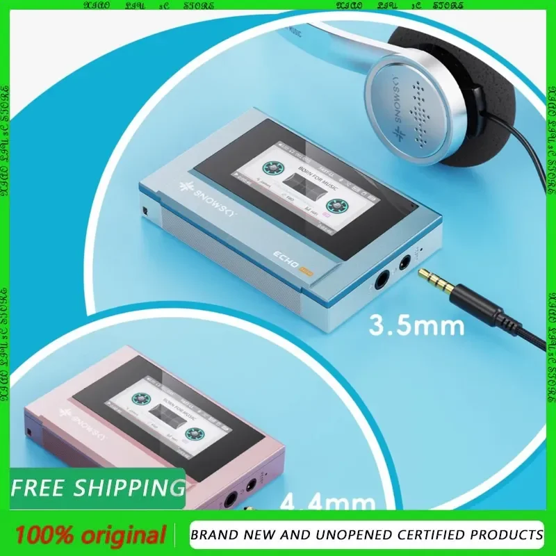 

Fiio Snowsky Echo Mini Wireless Bluetooth MP3 Player 8GB Portable Retro Walkman Custom Support DSD Music Gift