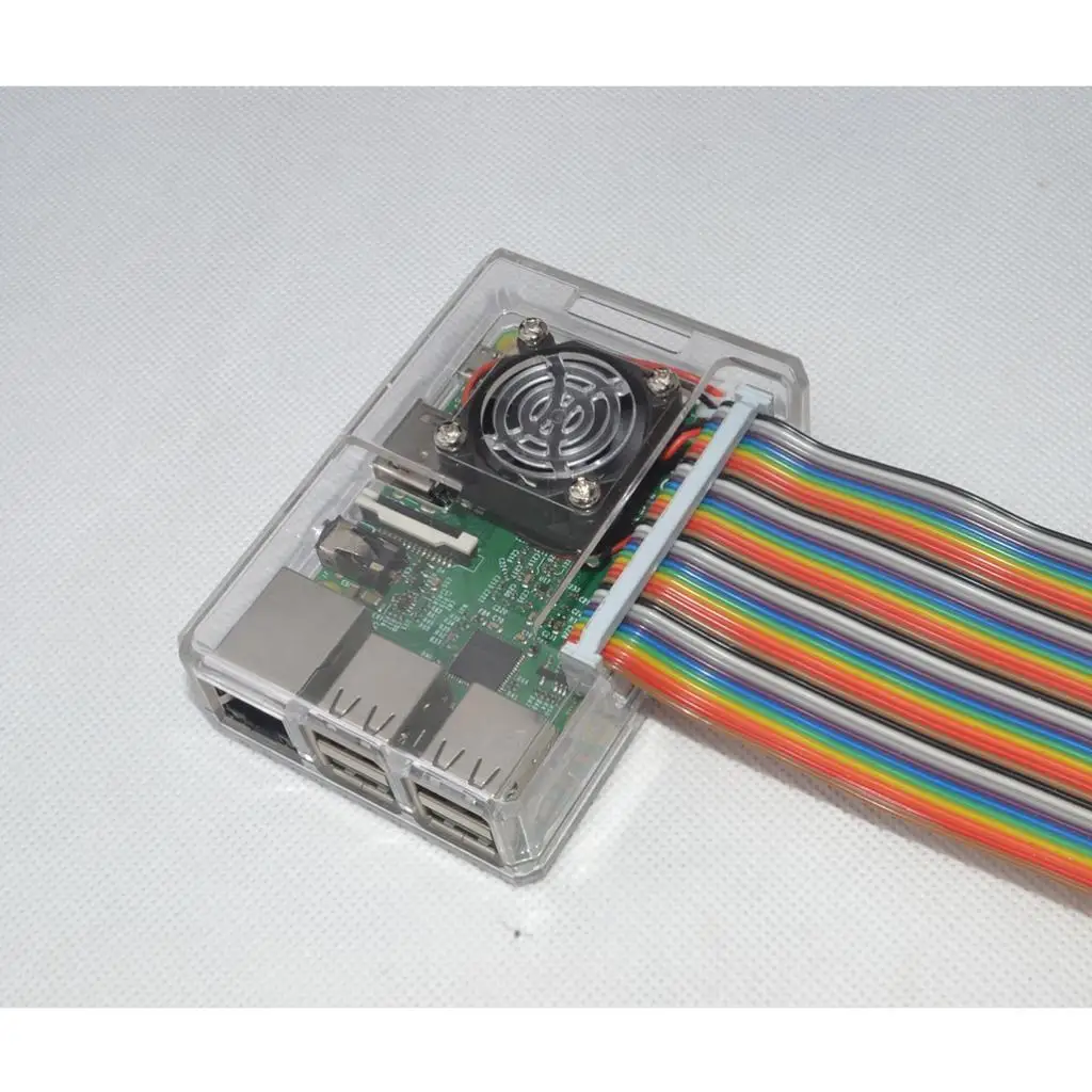 ABS Plastic Protective Case Enclosure Cover for Raspberry Pi 2B 3B 3B+