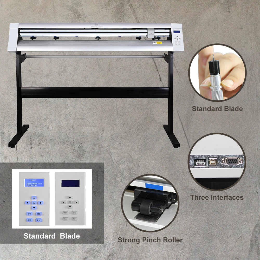 1400mm stepper motor automatic contour cutting plotter for car sticker