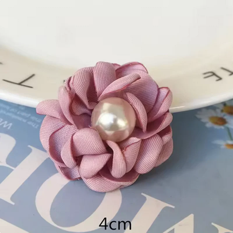 10PCS/Lot Purple Mix Chiffon Handmade Fabric Simulation Flowers For Wedding Dress Hat Shoes Decoration DIY Accessories