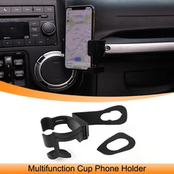 Car Multifunctional Water Cup Mount Bracket Mobile Phone Drinks Holder for Jeep Wrangler JK 2011-2017 Auto Interior Accessories