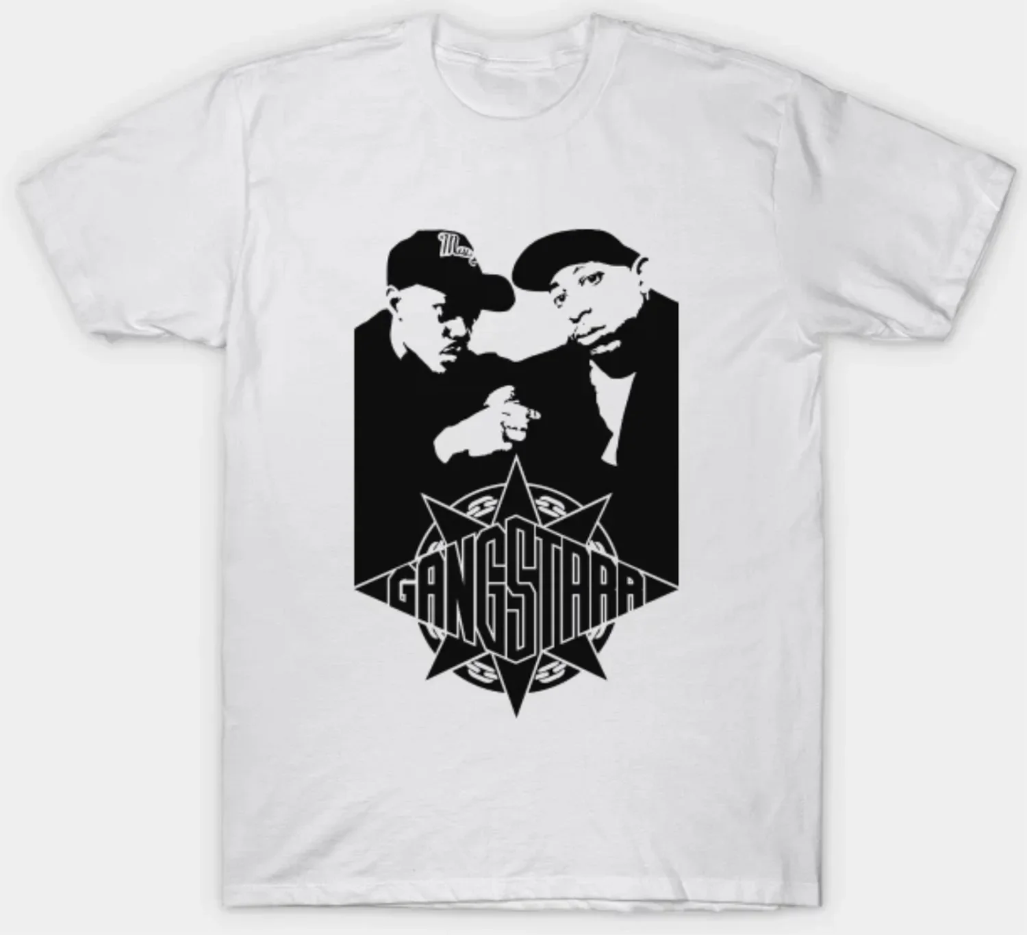 Gang Starr Tshirt Adult Small  3XL XXXL White Fan Art