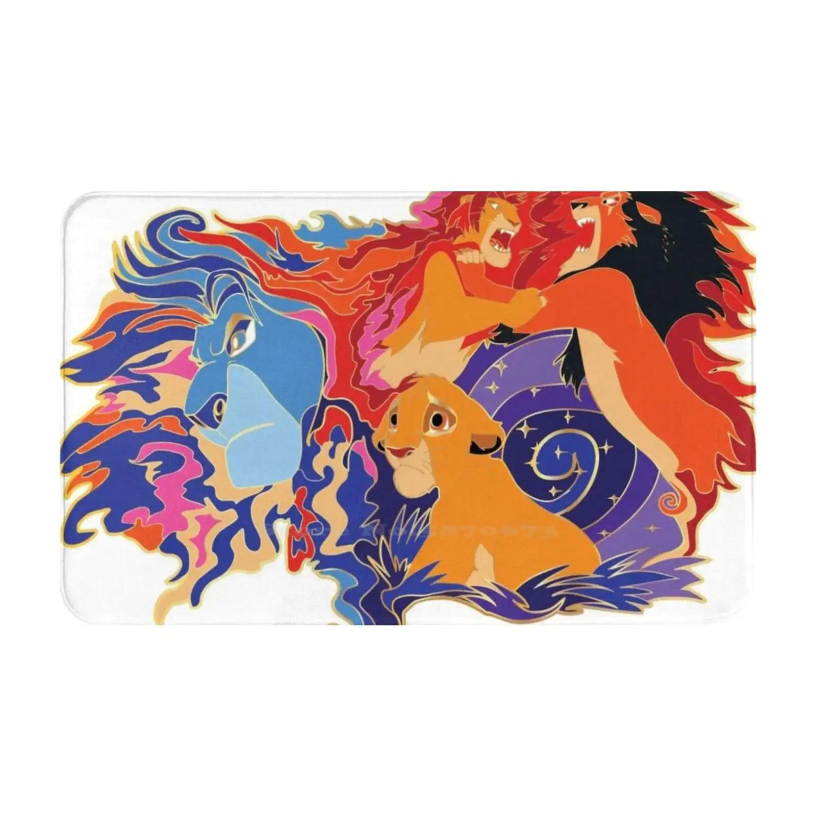 Remember Who You Are Comfortable Door Mat Rug Carpet Foot Pad Simba Scar Lion King Mufasa