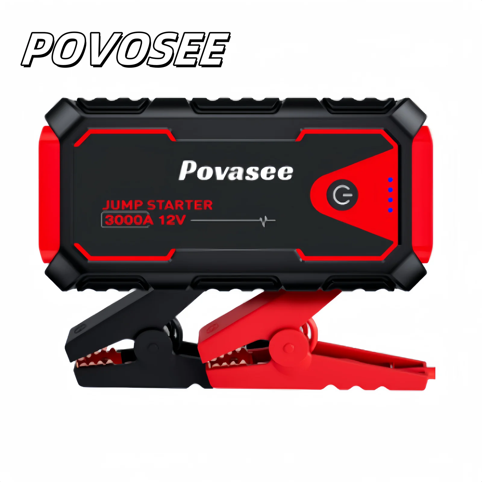 POVASEE Starthilfe Power Pack 3000A Autobatterie Booster Starthilfe für 12V Fahrzeug Auto Starthilfe