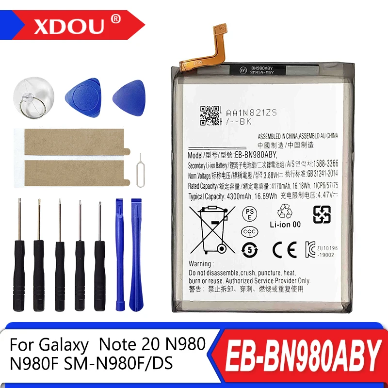 

Brand New EB-BN980ABY 4300mAh Replacement Battery For Samsung Galaxy Note 20 N980 N980F SM-N980F/DS Batteries