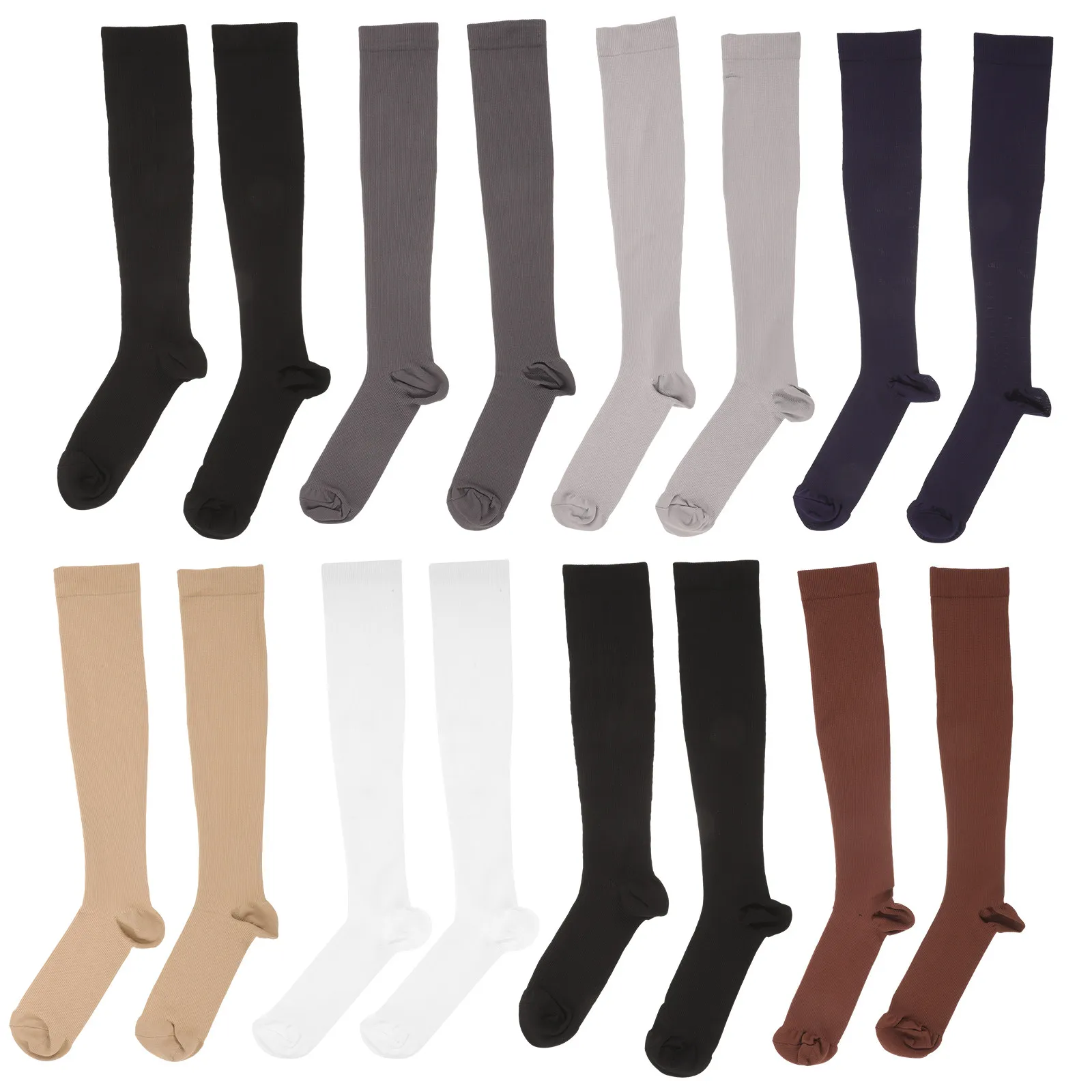 

8 Pairs High Tube L XL Warm Socks For Cold Weather Long Barrel Fitness Skating Warm Winter Outdoor Sports Socks