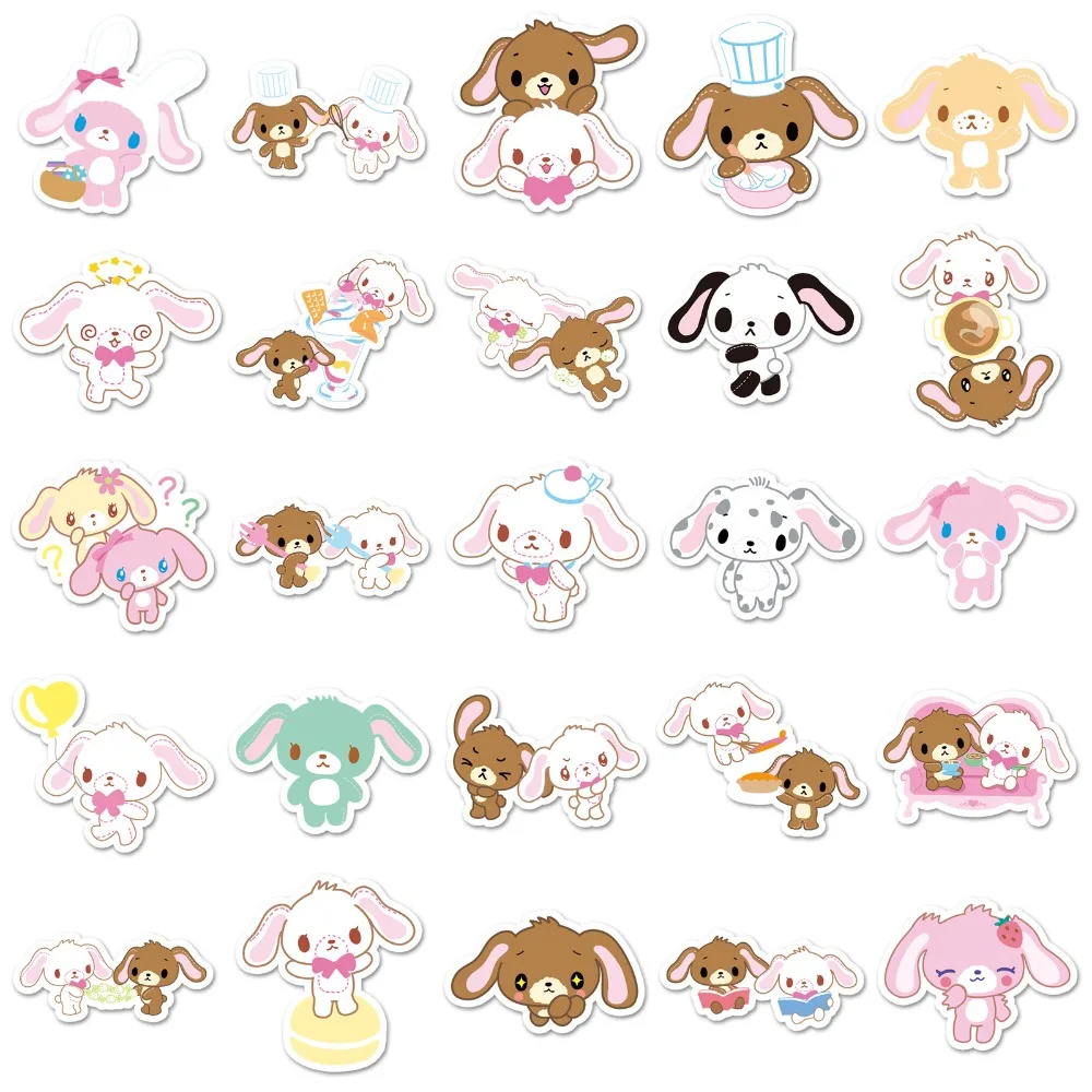 50pcs Sugarbunnies 스티커 수하물 워터 컵 편지지 휴대 전화 자동차 스쿠터 노트북 냉장고 장식 DIY 데칼 썸네일 4