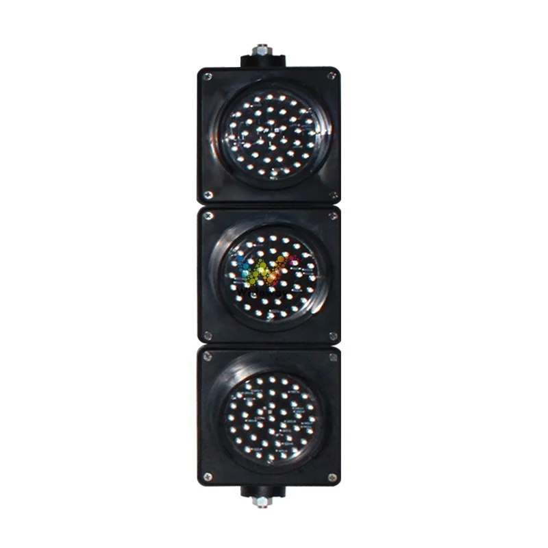 DC12V DC24V AC85-265V new design 100mm PC housing Clear Lens red yellow green LED traffic signal light mini toy traffic signal