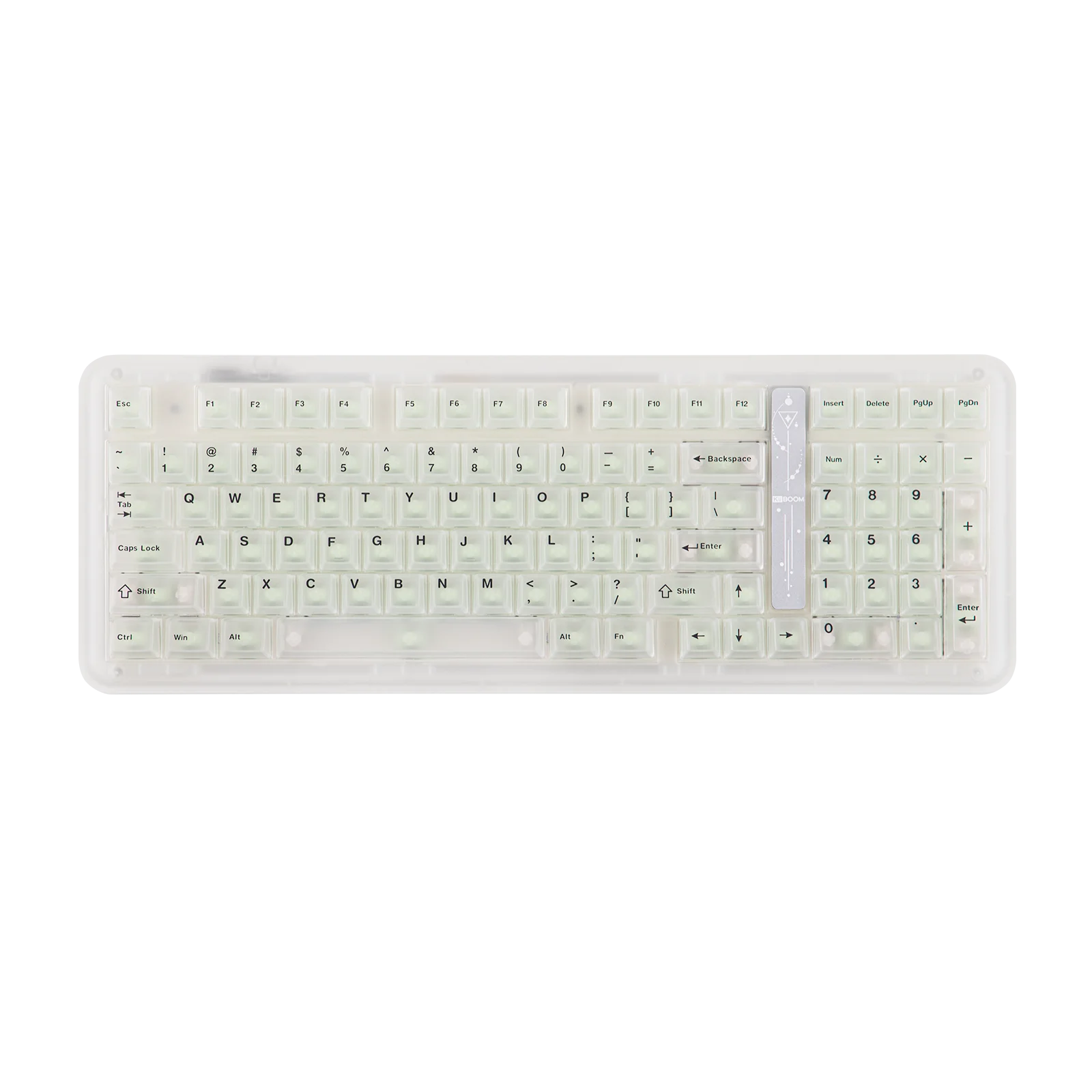 KiiBOOM Phantom98 Lite 96% ANSI US Layout VIA Programmeerbare Gasket Bedraad/BT/2.4GHz Draadloos Mechanisch Gaming Toetsenbord 8000mAh