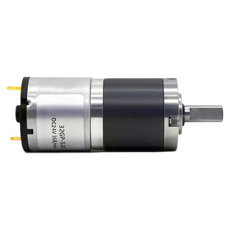 Planetary Gear Reduction Motor 32GP-528, with High Torque and Adjustable Speed, 12V/24V Reversible Motor