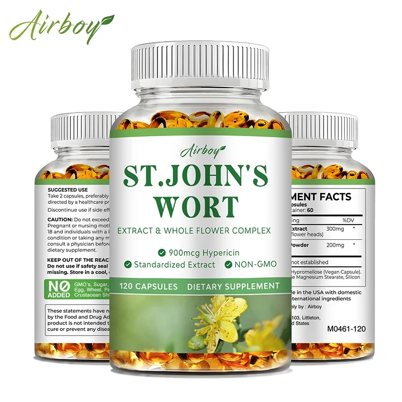 St. John's Wort - Improve Mood, Antioxidant, Focus, Reduce Anxiety, Support Sleep Quality