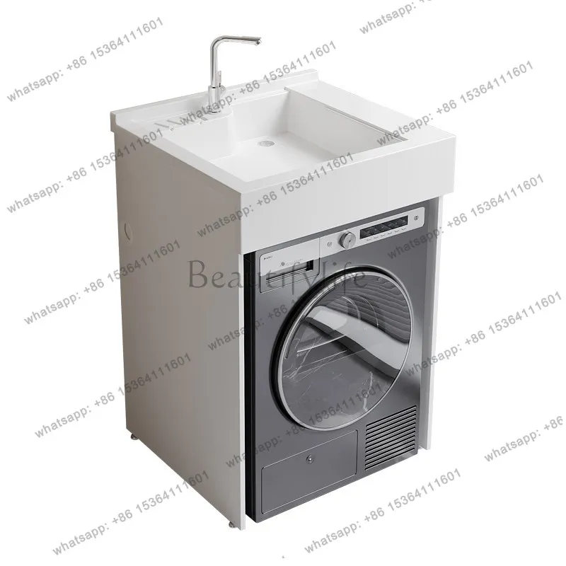 Aluminum Laundry Cabinet Nordic Creative Sink Balcony Washer Combo Customizable Bathroom Furniture muebles