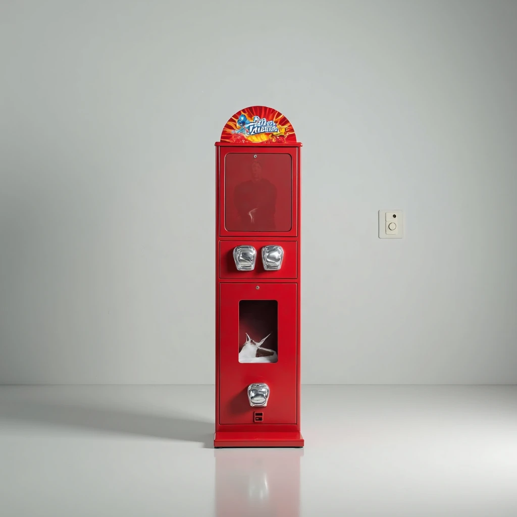 Japanese Anime Character Sticker Vending Machine 300-600 Capacity Multi-Color Options CE Certified Cash Box