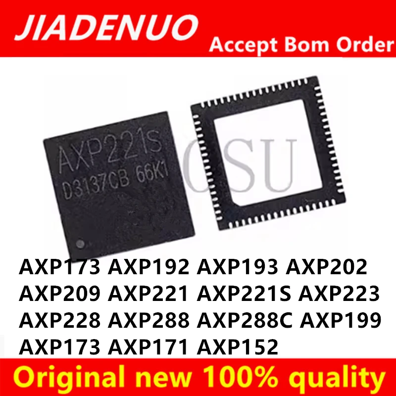(5pcs) 100% New APX173 AXP192 AXP193 AXP202 AXP209 AXP221 AXP221S AXP223 AXP228 AXP288 AXP288C AXP199 AXP173 AXP171 AXP152 QFN