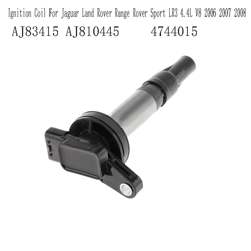 4744015 4Pcs Ignition Coil For Jaguar Land Rover Range Rover Sport LR3 4.4L V8 2006 2007 2008 AJ83415 AJ810445