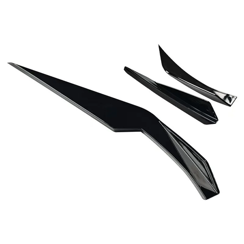 

4Pcs Front Bumper Wind Knife Canards Side Air Vent Trims For BMW M3 G80 G81 G82 G83 2021-2024