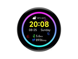 ESP32-S3 1.43inch AMOLED Display Development Board, 466×466, QSPI Interface Round Display, Accelerometer And Gyroscope Sensor, O