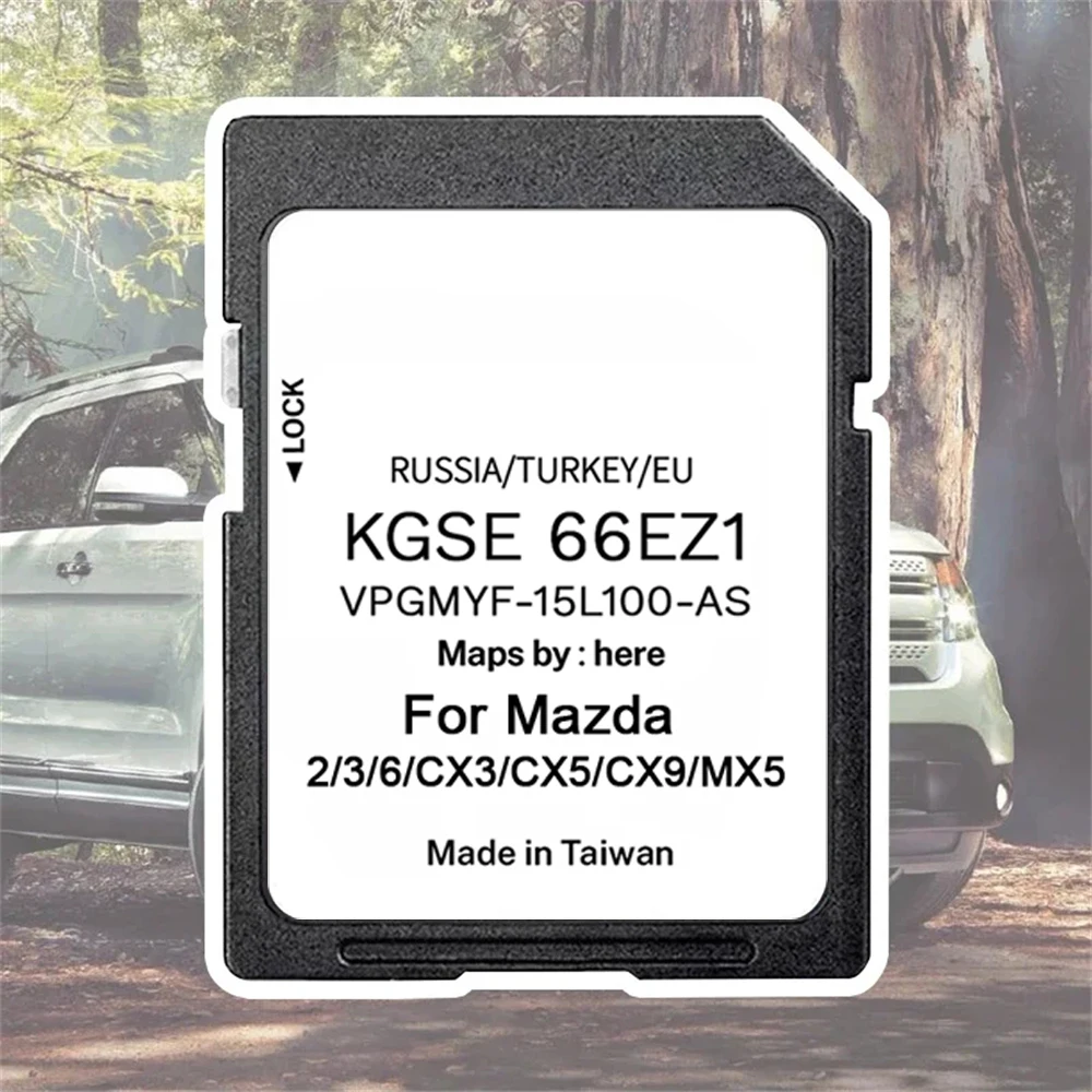 Karta nawigacyjna do Mazdy 2/3/6/CX3/CX5/CX9/MX5, aktualizacja map Europy UK, nowa karta nawigacyjna 2024, karta SD do nawigacji samochodowej GPS, 16GB KGSE66EZ1 — zdjęcie produktu 6