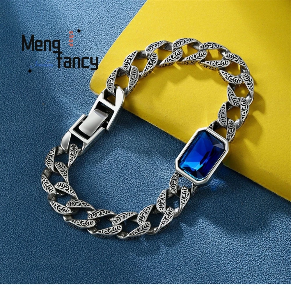 

Exquisite A Pair Of Cuban Couple Bracelets For Boys And Girls Is Fashionable And Individual Fashion Jewelry Elegant Popular