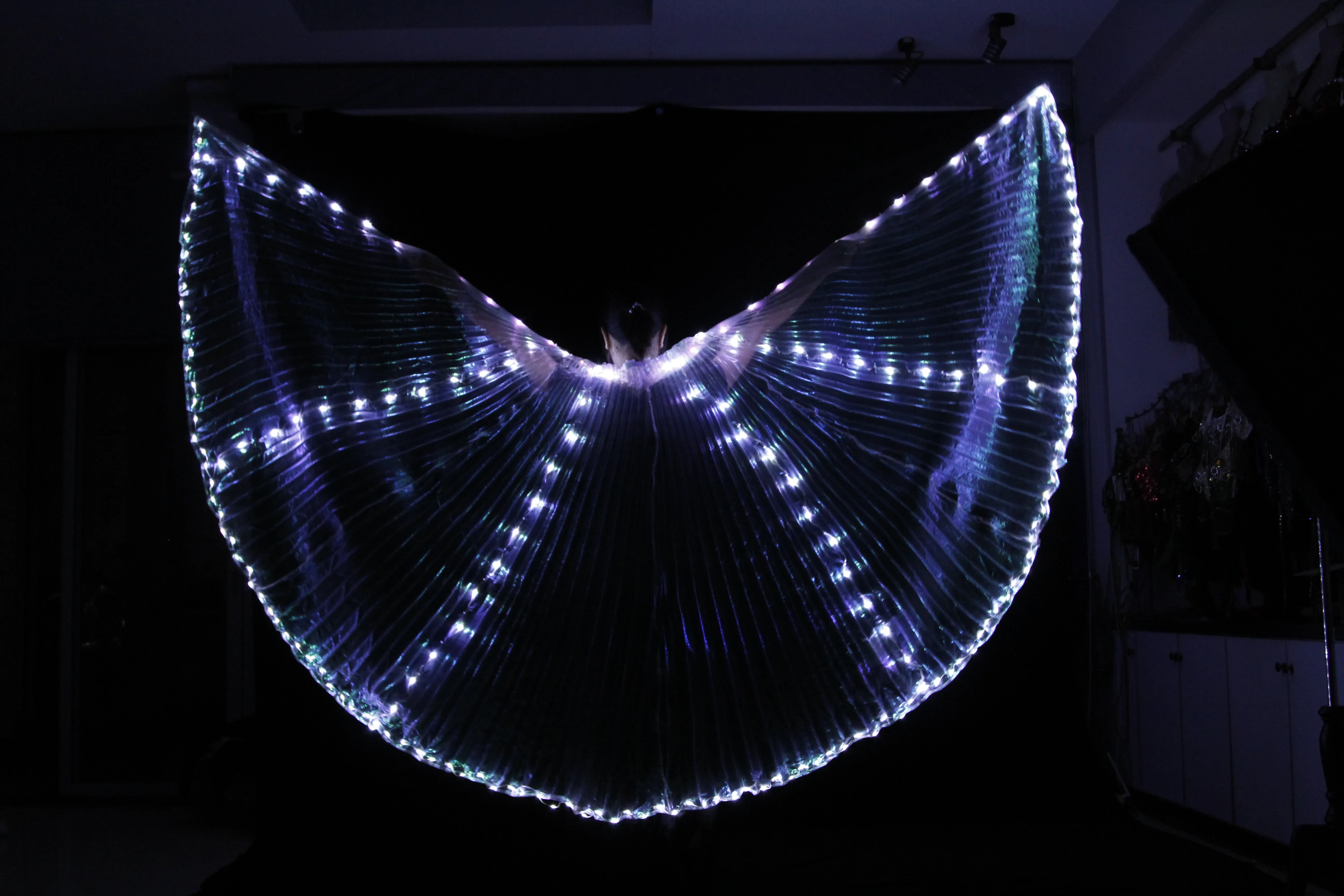 Brighter Wings Costumes Led Glow Dance Performa Luminous Clothing For Women