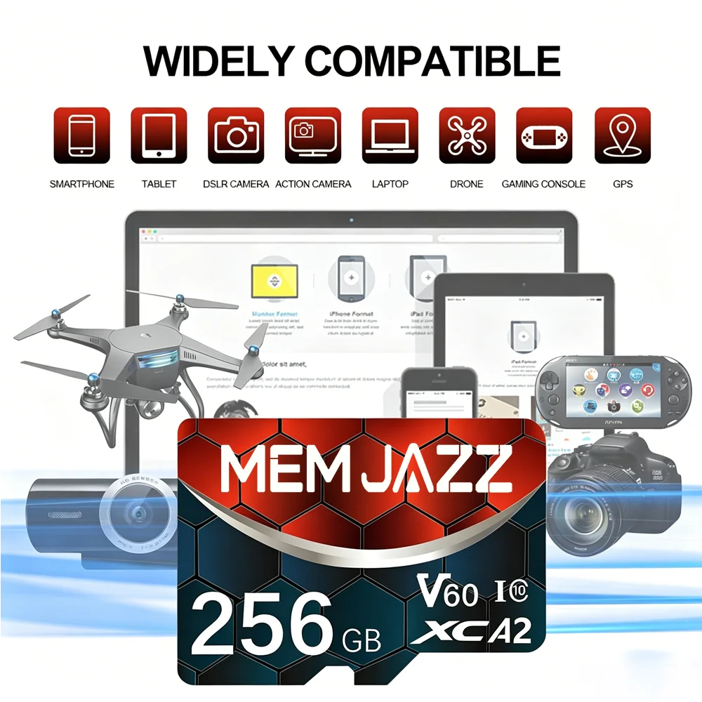 High Speed SD Card 64GB 128GB 256GB 512GB Micro TF U3 V30 A2 Compatible Memory for Nintendo Switch Fast Game Loading view 6