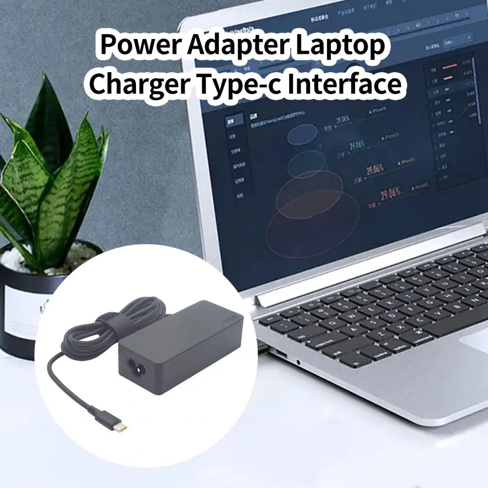 Laptop Power Charger  Reliable High Temperature Resistant Adapter  Power Adapter Cable Computer Cable
