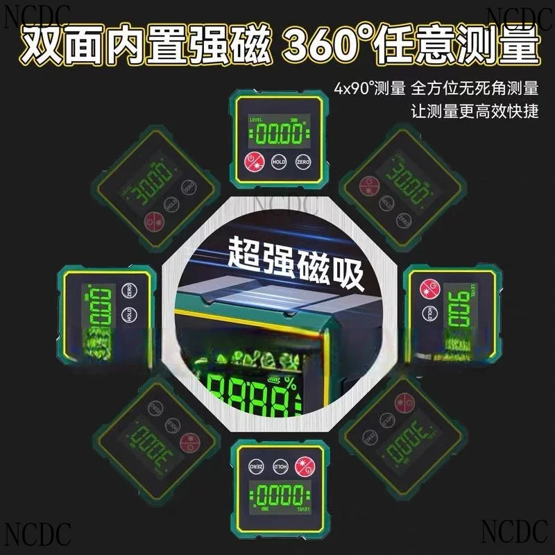 Digital Laser Level Measuring Slope Angle Inclinometer