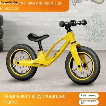 LazyChild Children Balance Bike Pedal-less Boy Girl Baby 2-3-6 Years Old Toddler Scooter Treadmill Kids News Ride On