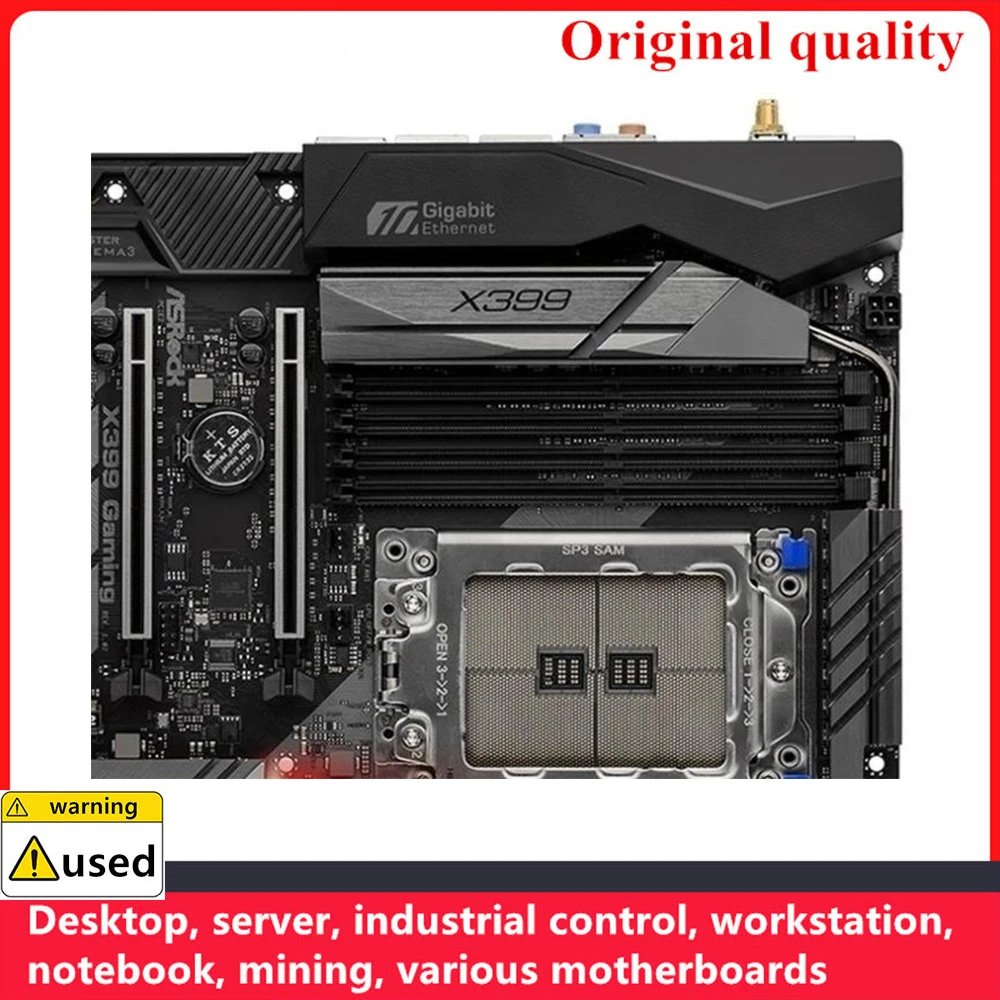 Used For ASROCK X399 Professional Gaming Motherboards Socket TR4 DDR4 For AMD X399 Desktop Mainboard SATA III USB3.0