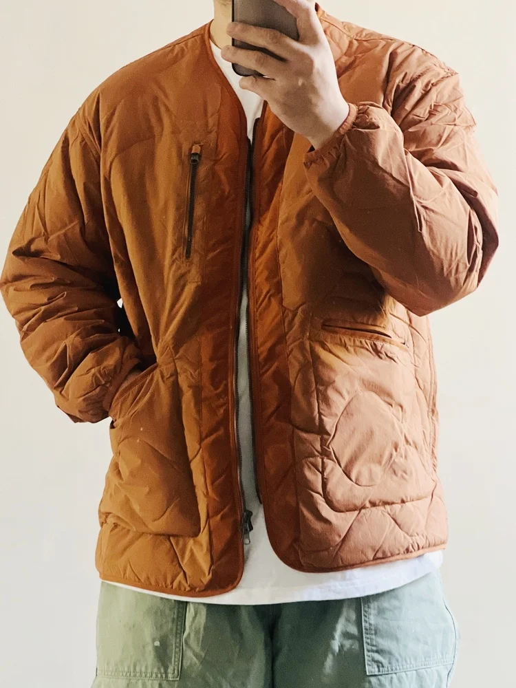 

Loose Fit Durable down Jaet Outdoor Mountain Sle Multi-ket D90 Filling Ultra-Light Long Sve Zipper Closure Men's Pu...