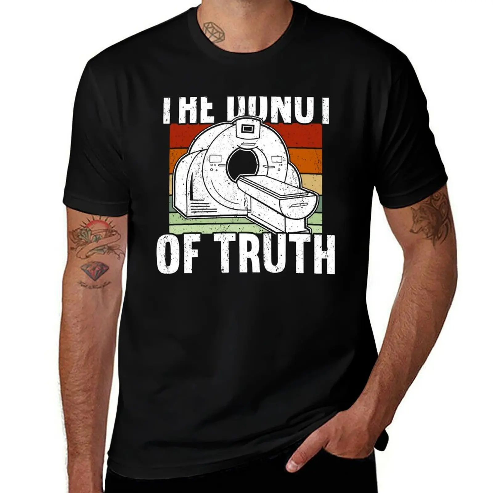 

Radiology The Donut Of Truth Radiologist Rad Tech T-Shirt shirts graphic tee quick-drying plus size tops outfits for men