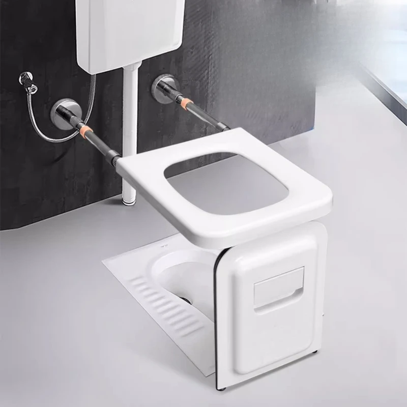 Folding toilet squatting instead of sitting squatting dual-purpose sitting chair folding toilet squa