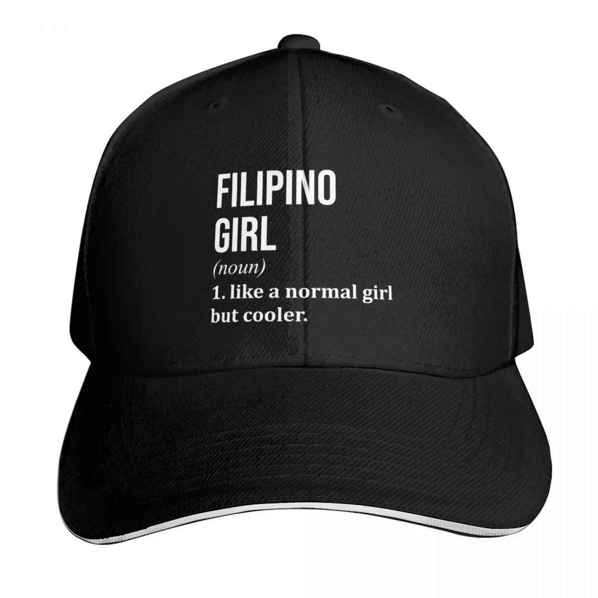 Filipino Girl Definition Philippines for Women Baseball Cap Men Women Casual Summer Sport Sun Cap