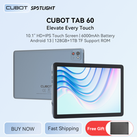 Cubot TAB 60, 2024 New Android Tablet, Octa-Core, 8GB RAM (4GB+4GB), 128GB ROM, 10.1-Inch HD+ Screen, 6000mAh, OTG, WiFi 6