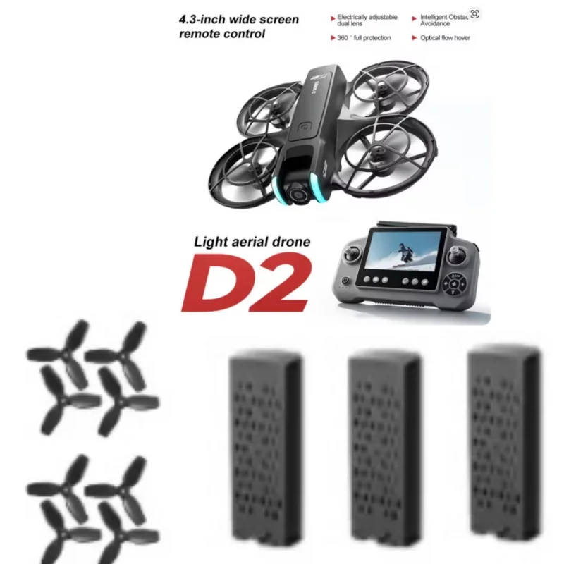 D2 Drone Blades 3.7V 1200MAH Battery For D2 Screen Drone D2 Screen Drone Battery Blades D2 Dron Battery Parts accessory
