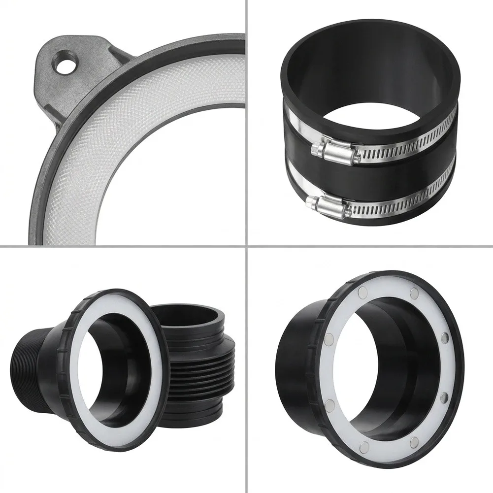 4 Inch Magnetic Quick Connector Kit for Dust Collection Ducting with Triple Iron Ring and Rubber Sealing Technology