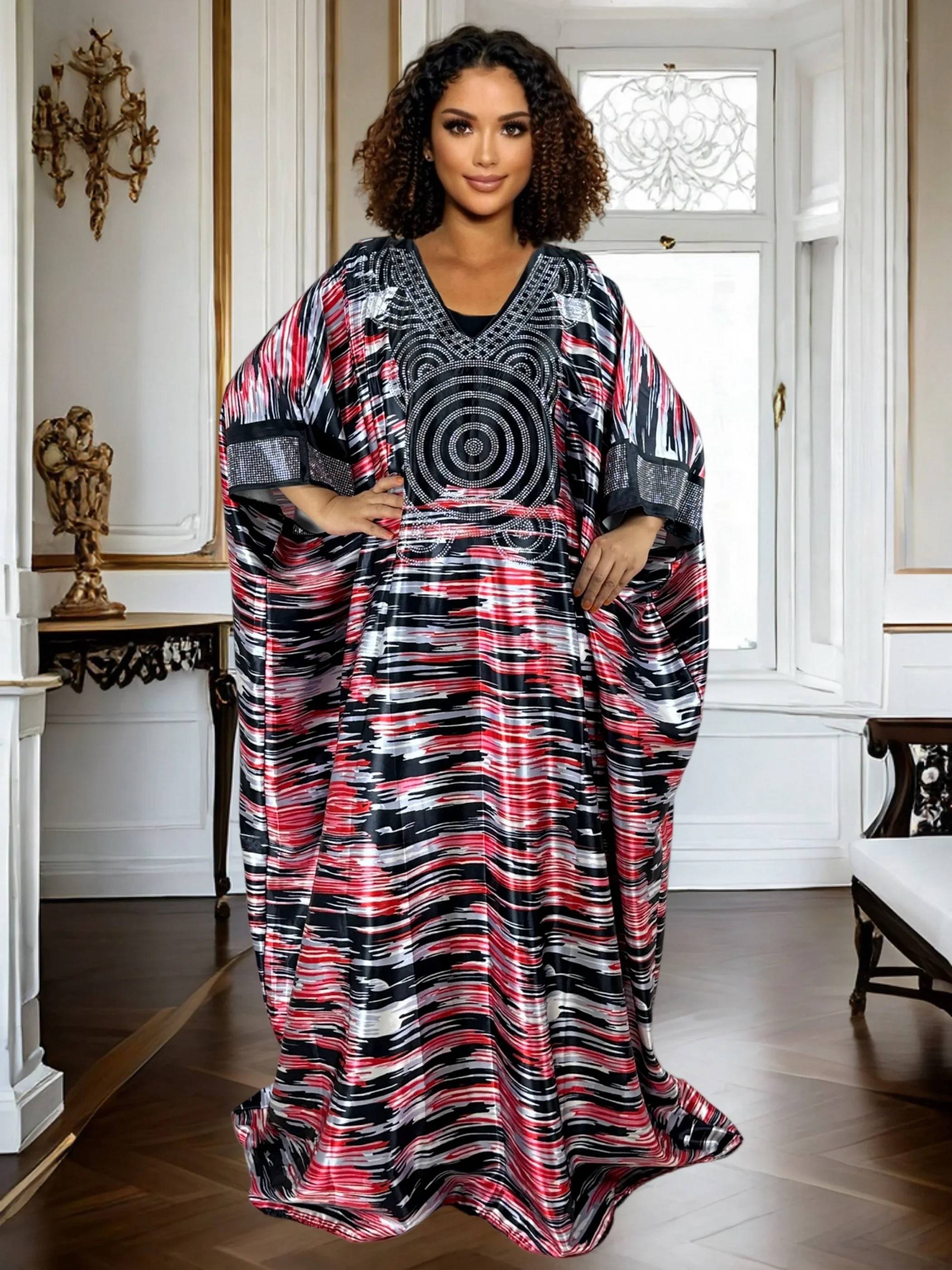 

Shiny Sequins Dashiki Party Dress - Affordable African Party Wear Sparkly Dress Best Seller