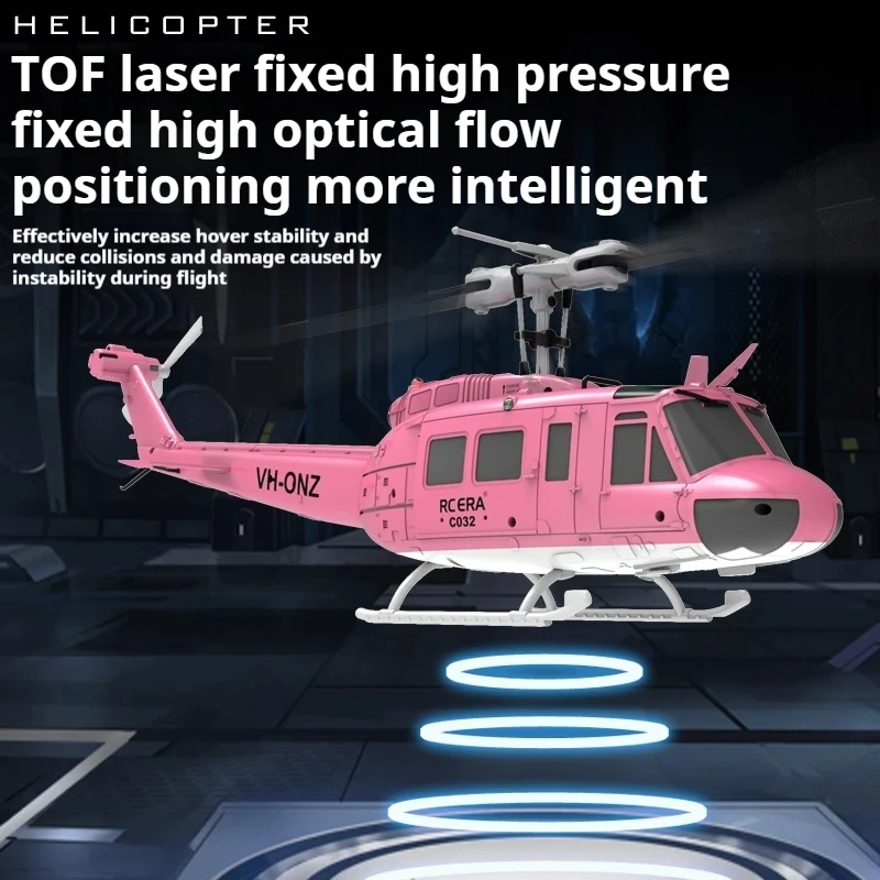 C032 รีโมทคอนโทรล Armed Drone ประกอบจริง Huey Uh1 เฮลิคอปเตอร์หกช่อง Stunt รุ่น Drone จําลองของเล่นเด็ก