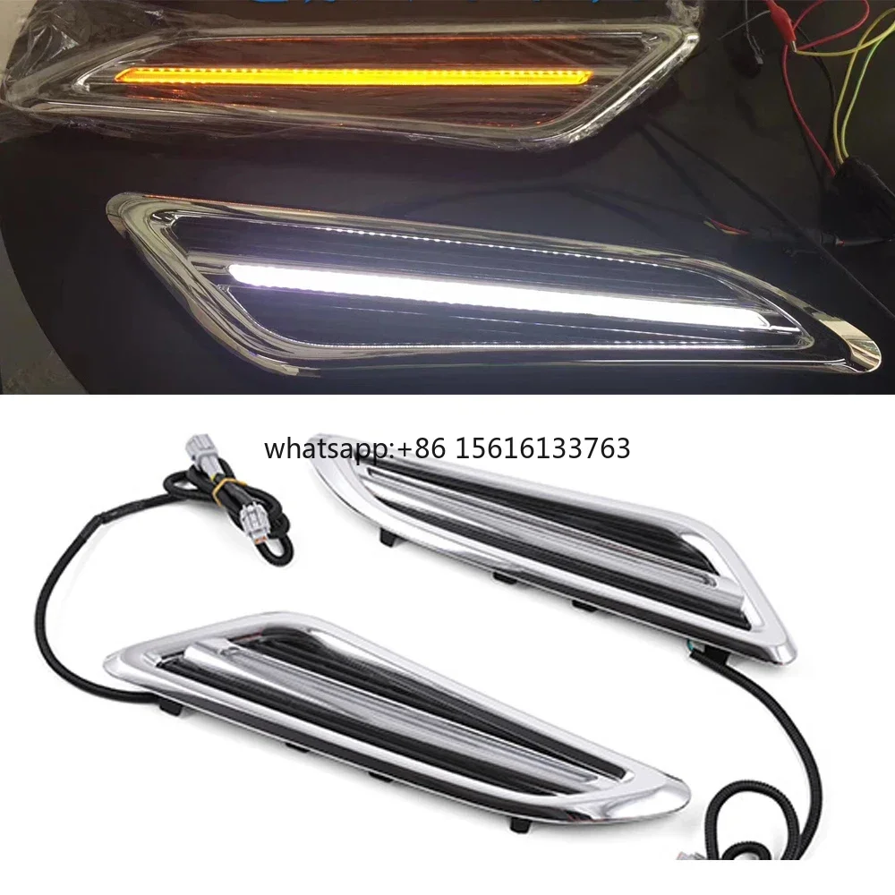 

LED Side Vent Skirt Emblem Lamp Light for Nissan Patrol Y62 2013-2023 Accessories