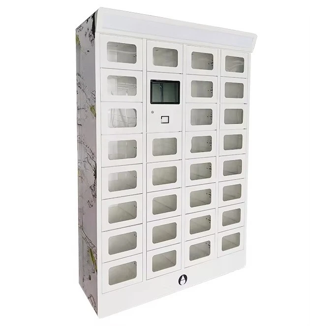 Electronic Food Storage Locker Fastfood  Food Pick up Locker Fridge Safe Box Locker Refrigerator Food Lock Box