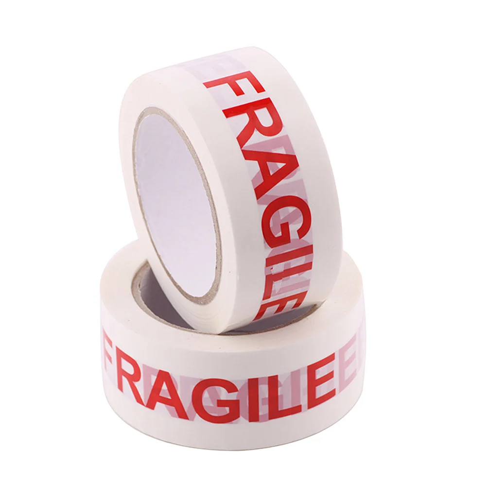 

Fragile Sealing Tape Strong Secure Sticky Seal for Boxes Heavy Duty Pressure Sensitive Adhesive Water Resistant Safe Delivery